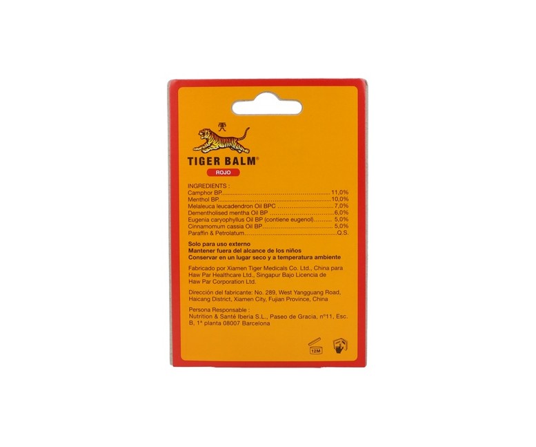Bálsamo de tigre rojo 19 g Tiger Balm