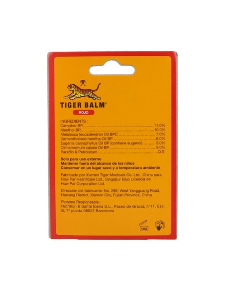 Bálsamo de tigre rojo 19 g Tiger Balm