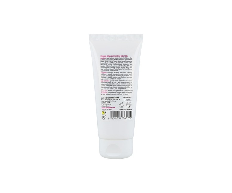 Termolip crema anticelulitica reductora 100 ml de crema Waydiet