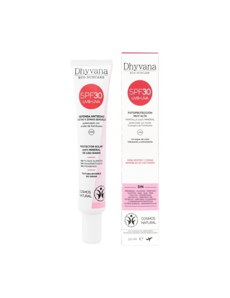 Protector solar SPF 30 50 ml de crema Dhyvana