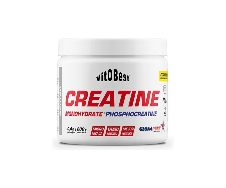 Creatina clonapure 200 g de polvo VIT.O.BEST