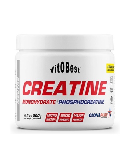 Creatina clonapure 200 g de polvo VIT.O.BEST