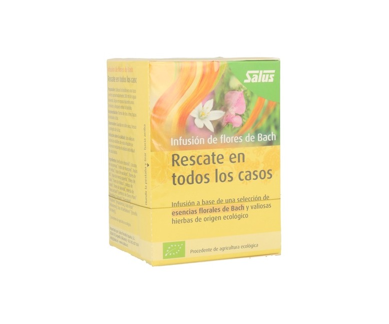 Infusión flores de bach rescate 15 bolsitas infusoras Salus