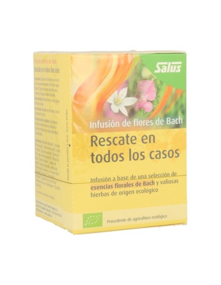 Infusión flores de bach rescate 15 bolsitas infusoras Salus