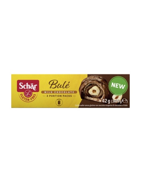 Praliné avellana con chocolate con leche sin gluten 42 g Schär