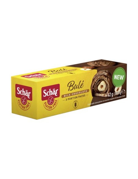 Praliné avellana con chocolate con leche sin gluten 42 g Schär