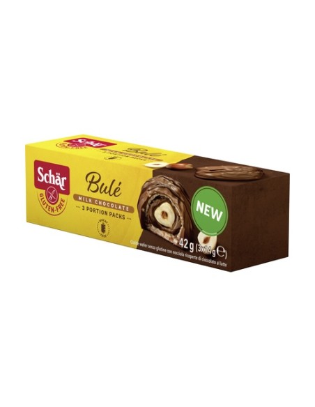 Praliné avellana con chocolate con leche sin gluten 42 g Schär