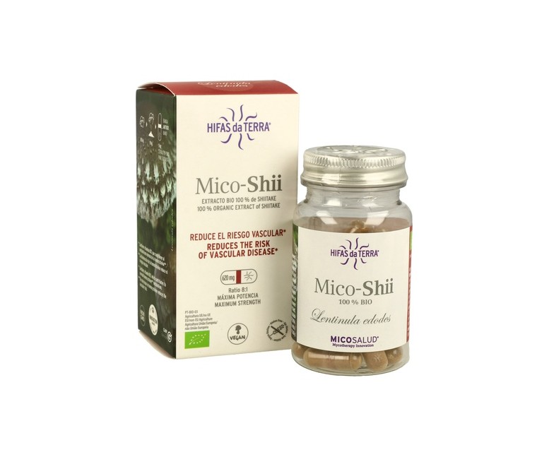 Mico-Shii 30 cápsulas de 620mg Hifas da terra