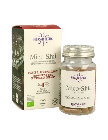 Mico-Shii 30 cápsulas de 620mg Hifas da terra