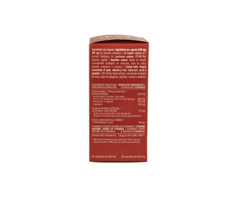 Mico-Shii 30 cápsulas de 620mg Hifas da terra