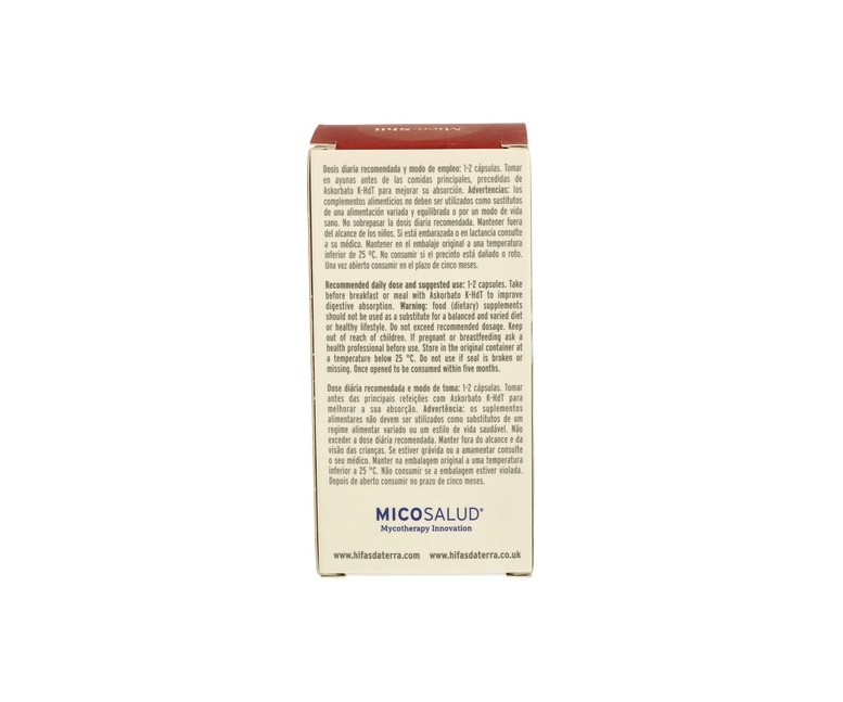 Mico-Shii 30 cápsulas de 620mg Hifas da terra