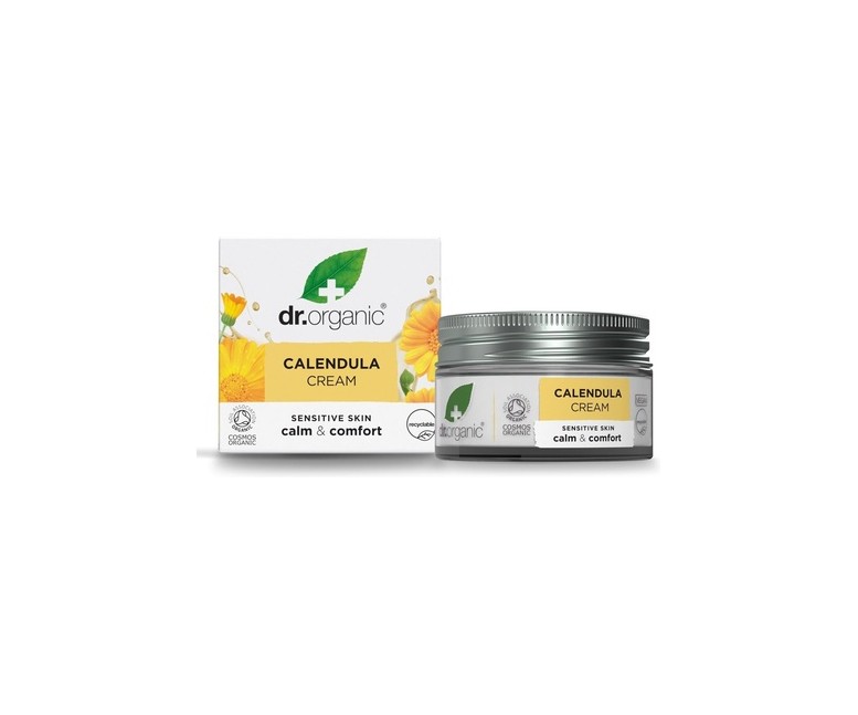 Crema hidratante piel sensible caléndula 50 ml de crema Dr. Organic