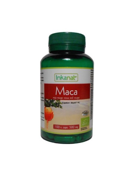 Maca Roja Bio 100 cápsulas de 500mg Inkanat