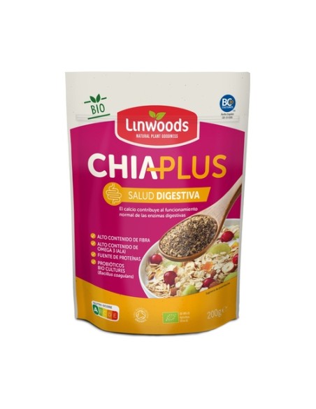 Chía Plus salud digestiva 200 g Linwoods