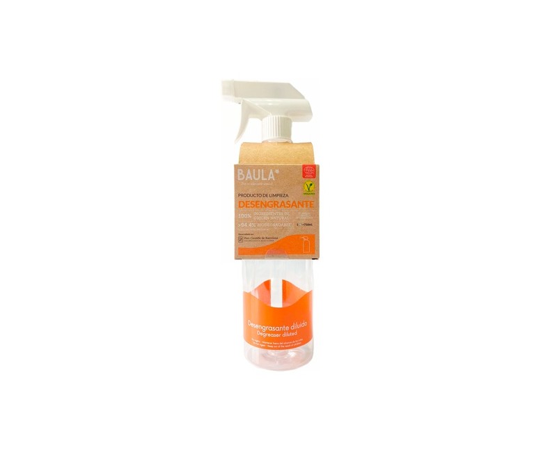 Pack limpiador desengrasante 1 spray + 1 pastilla efervescente Baula