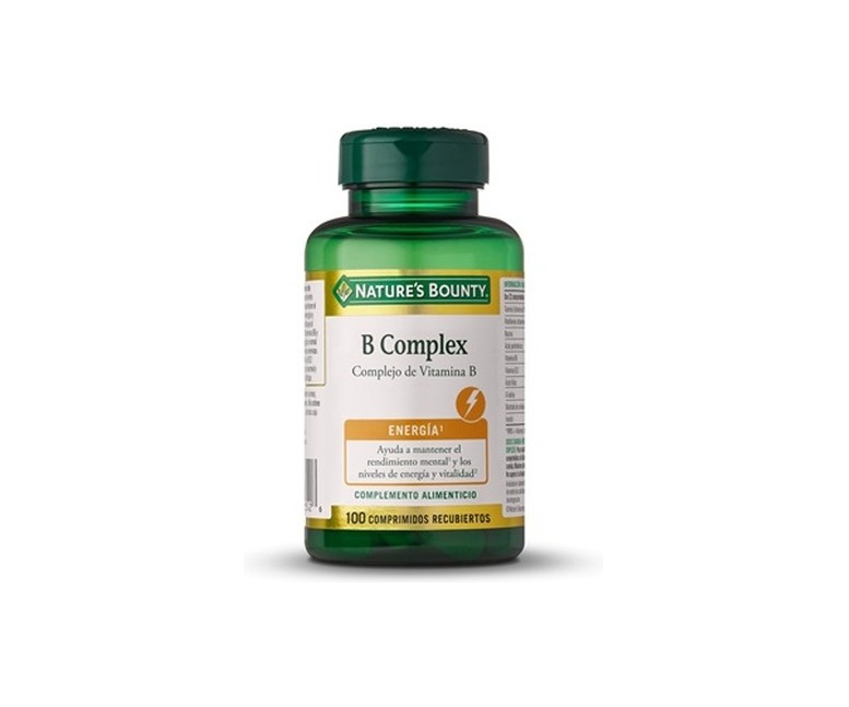 B Complex (Complejo de Vitamina B) 100 comprimidos Nature's Bounty