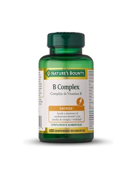 B Complex (Complejo de Vitamina B) 100 comprimidos Nature's Bounty