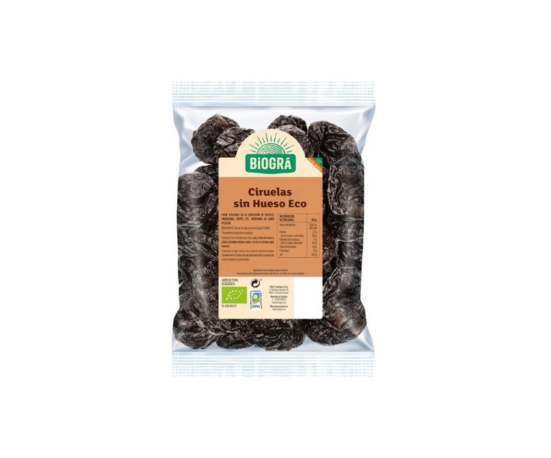Ciruelas Claudias sin Hueso 230 g Biográ