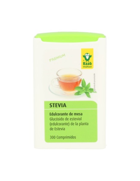 Estevia Comprimidos Premium 300 sobres de 0.8g Raab