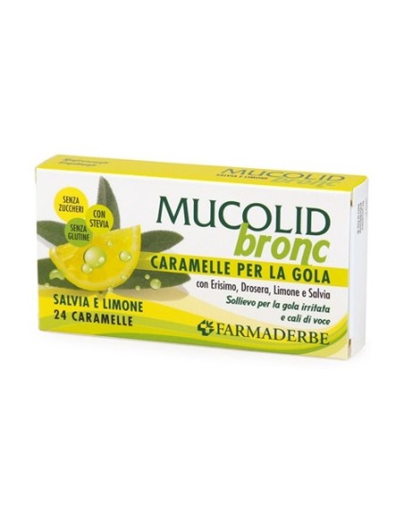Mucolid bronc caramelos 24 unidades Farmaderbe