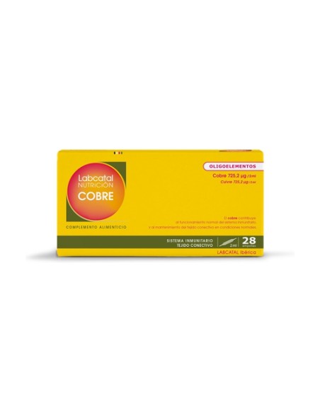 Labcatal 4 (cobre) 28 ampollas de 2ml Labcatal