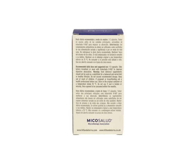 Mico-Sol 30 cápsulas de 745mg Hifas da terra