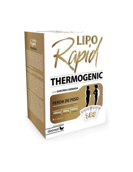 Liporapid thermogenic con garcinia cambogia 30 cápsulas Dietmed