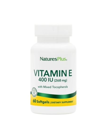 Vitamina E 400UI 60 perlas Natures Plus