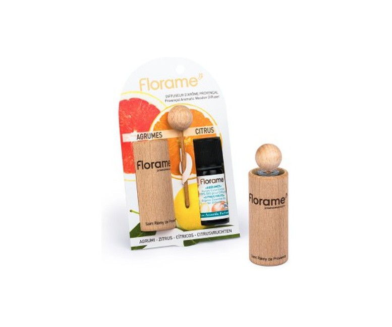 Difusor Provenzal + Aceite Esencial Cítrico 10 ml Florame