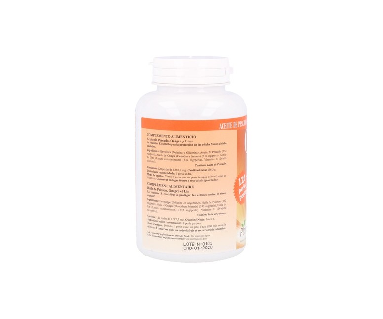 Omega 3, 6, 9 120 perlas Plantapol