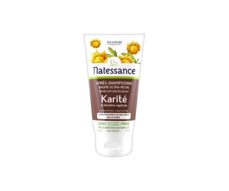 Karité & Keratin Plant Bálsamo Acondicionador 150 ml Natessance