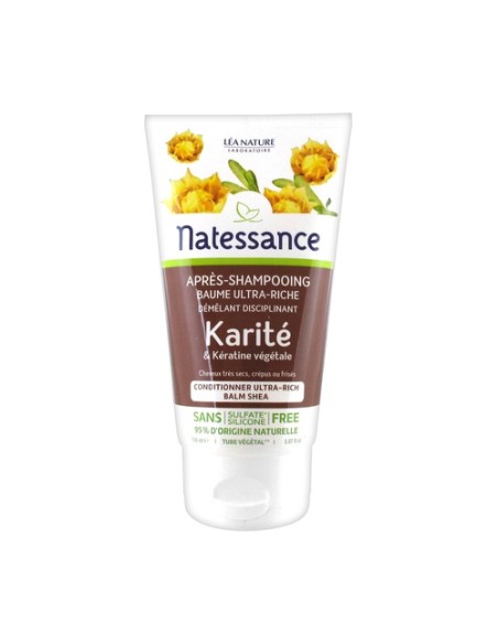 Karité & Keratin Plant Bálsamo Acondicionador 150 ml Natessance