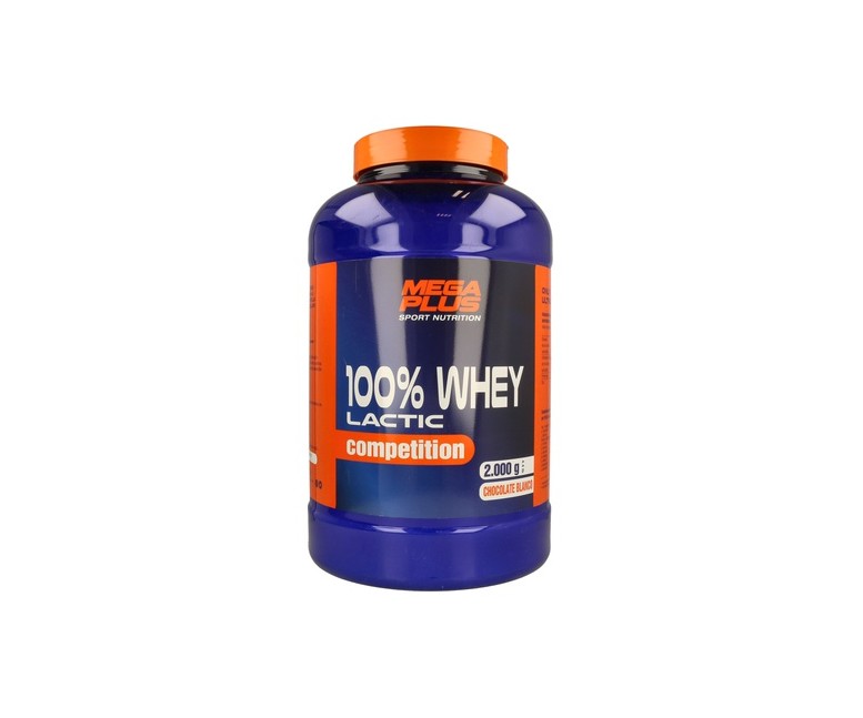 Whey 100% Láctic Compet (Sabor Chocolate Blanco) 2 kg (Chocolate) Mega plus