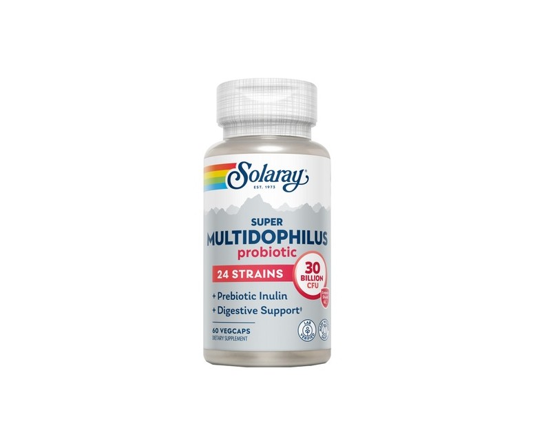 Super multidophilus 24 probióticos 60 cápsulas vegetales Solaray
