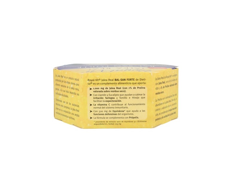 Jalea Real Bal-San Forte Royal-Vit 20 ampollas de 10 ml Dietisa