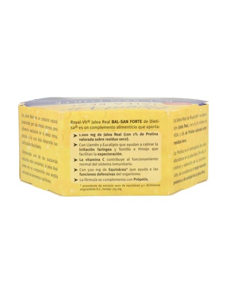 Jalea Real Bal-San Forte Royal-Vit 20 ampollas de 10 ml Dietisa