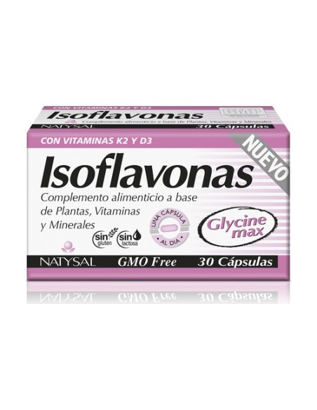 Isoflavonas 30 cápsulas Natysal