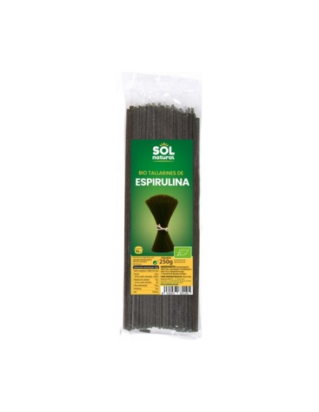 Tallarines con espirulina Bio 250 g Sol Natural
