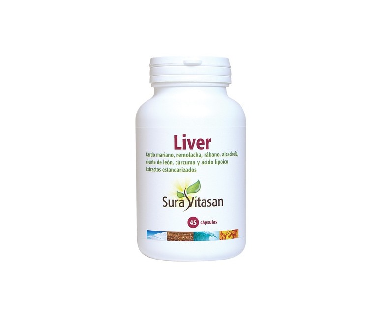 Liver 45 cápsulas Sura Vitasan