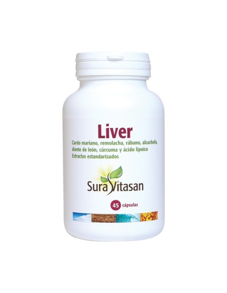 Liver 45 cápsulas Sura Vitasan