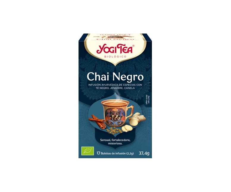 Chai Negro 17 bolsitas infusoras de 2.2g Yogi Tea