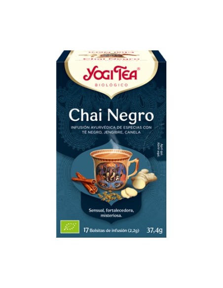 Chai Negro 17 bolsitas infusoras de 2.2g Yogi Tea