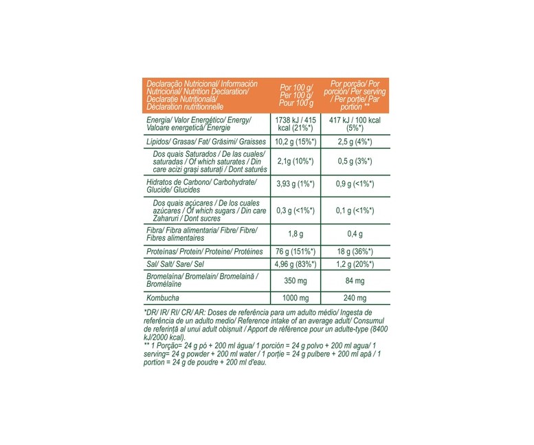 Proteína vegana sabor avellana 240 g de polvo (Avellana) Gold Nutrition