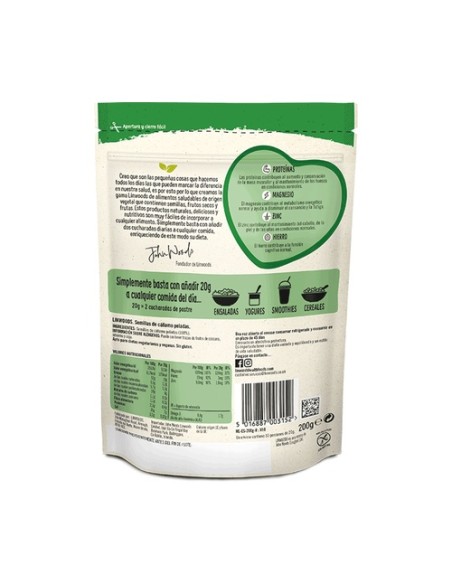 Semillas de Cáñamo Peladas 200 g Linwoods