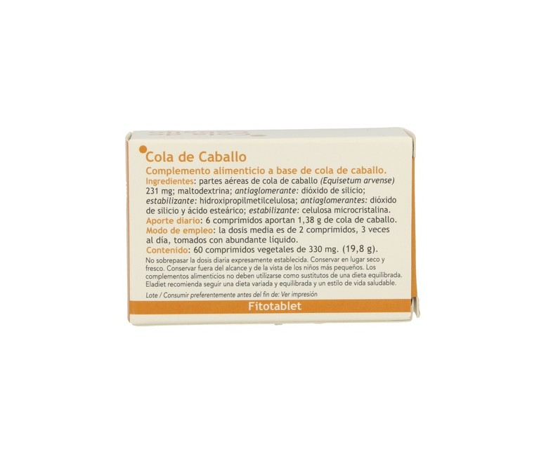 Cola de Caballo 60 comprimidos de 515mg Eladiet