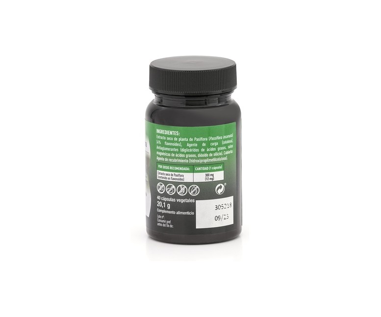 Pasiflora Capsudiet 40 cápsulas vegetales Plameca
