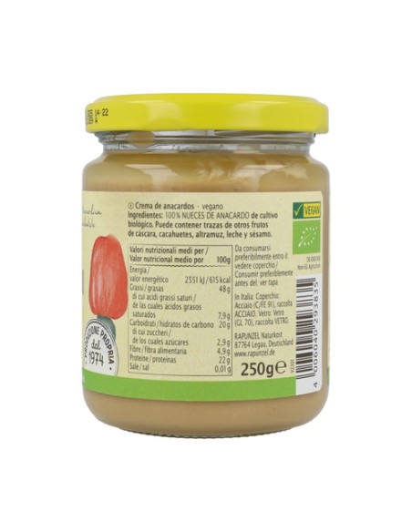 Crema anacardos 250 g de crema Rapunzel