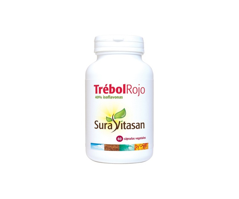 Trébol Rojo 40% Isoflavonas 60 cápsulas vegetales Sura Vitasan