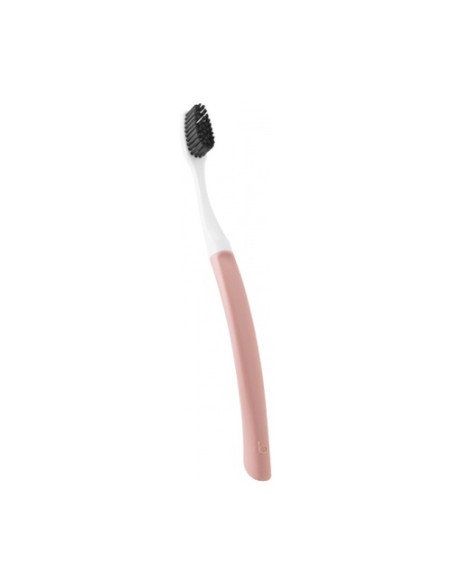Cepillo de dientes suave con cabeza reemplazable rosa 1 unidad Bioseptyl