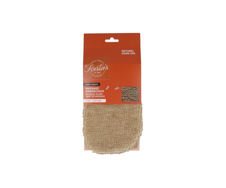 Guante corporal de lino grueso natural 1 unidad Forsters